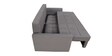 Ines Chenille Fabric Pull Out Sofa Cum Bed In Sandy Brown Colour With Storage