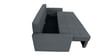 Ines Chenille Fabric Pull Out Sofa Cum Bed In Slate Grey Colour With Storage