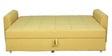 Ines Chenille Fabric Pull Out Sofa Cum Bed In Yellow Colour With Storage