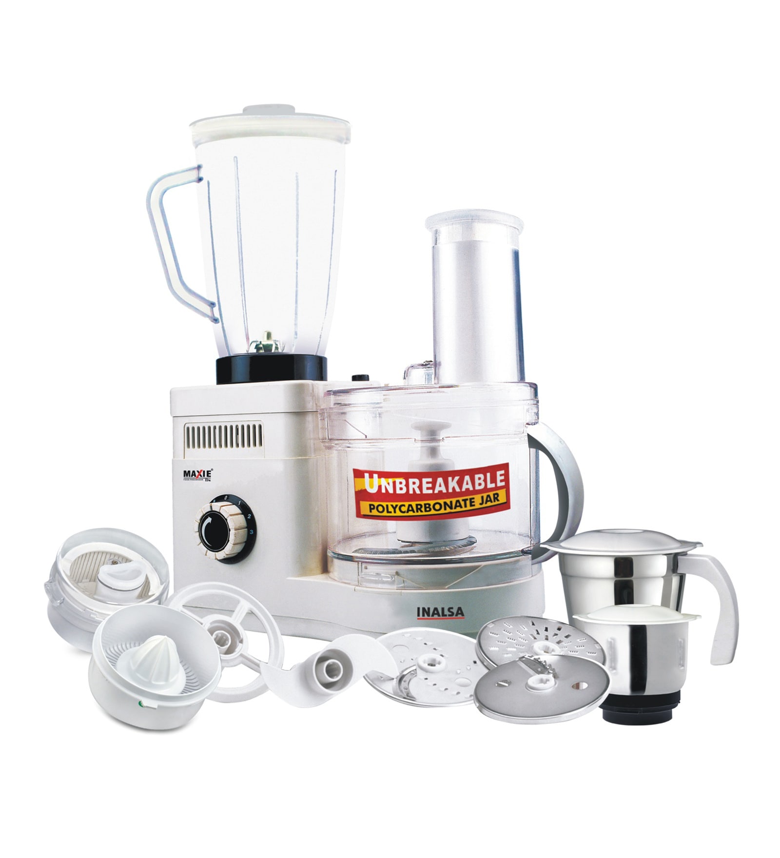 Buy Inalsa Maxie DX 600W Food Processor Online Food Processors Food