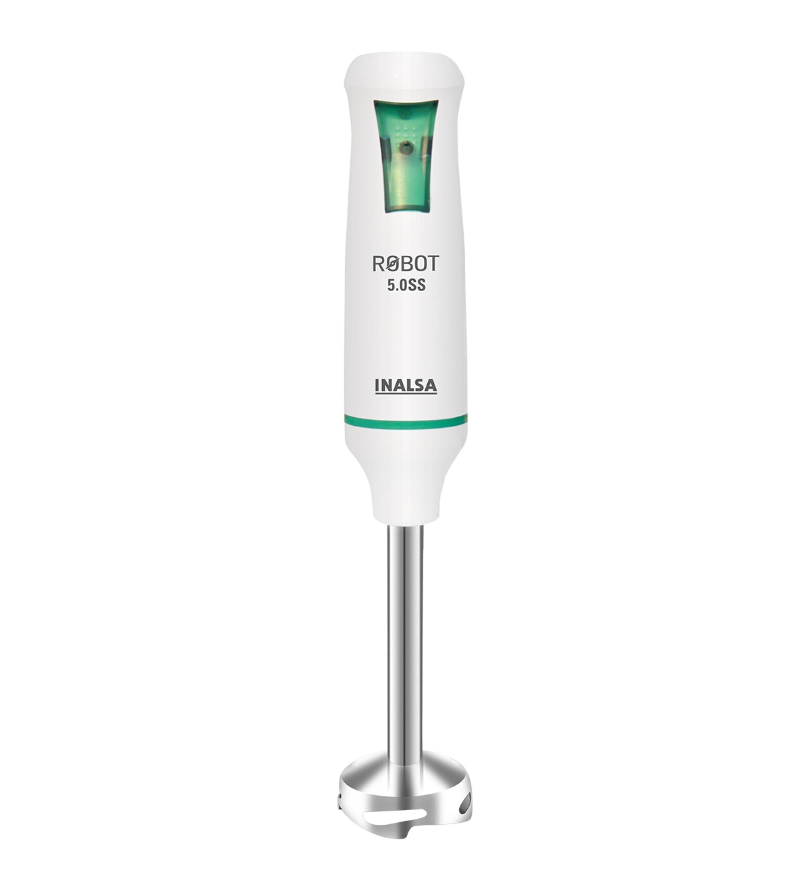 Inalsa Robot 5.0Ss 500W Hand Blender (White / Green )