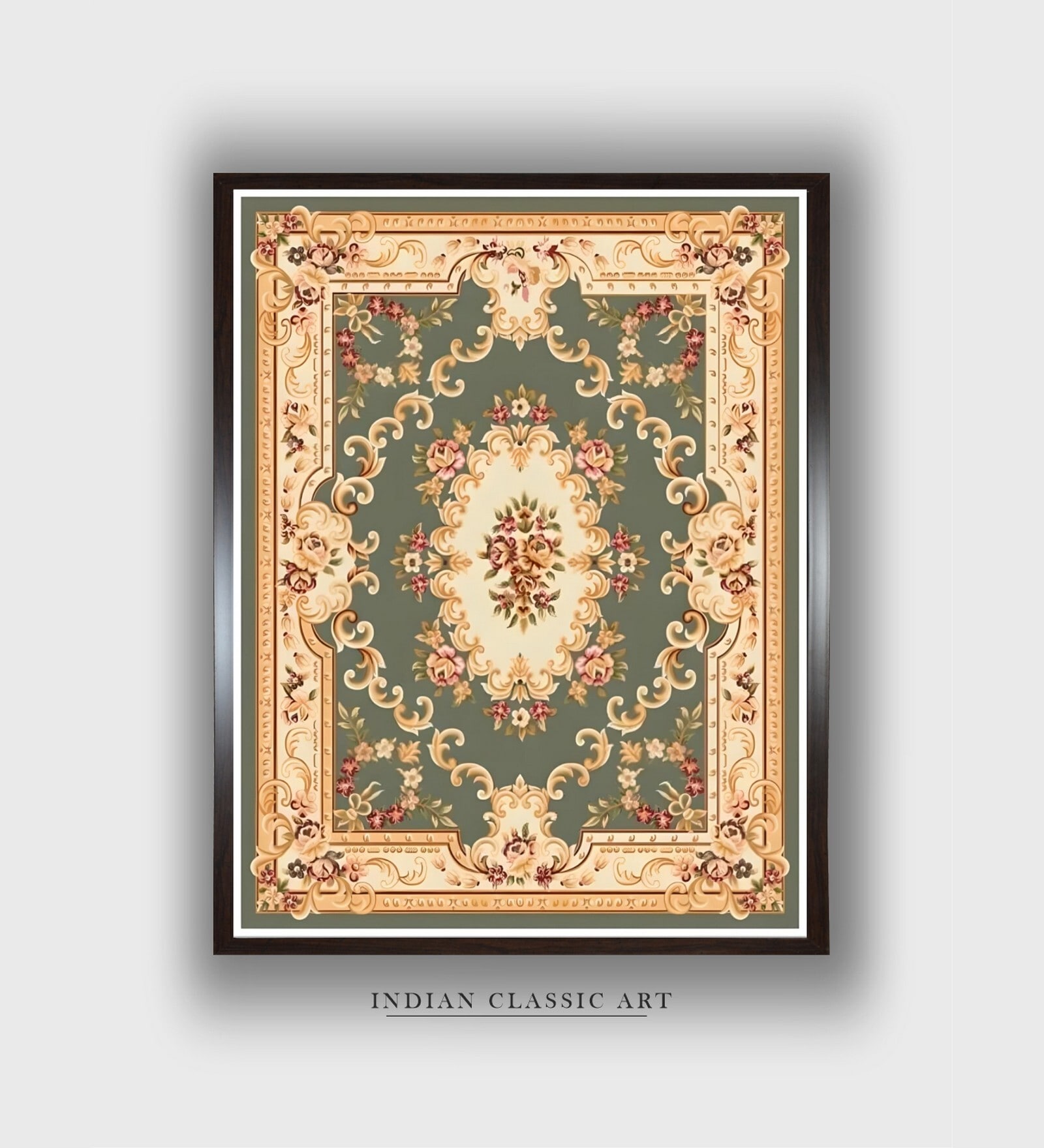 Abstract Canvas Framed Wall Painting