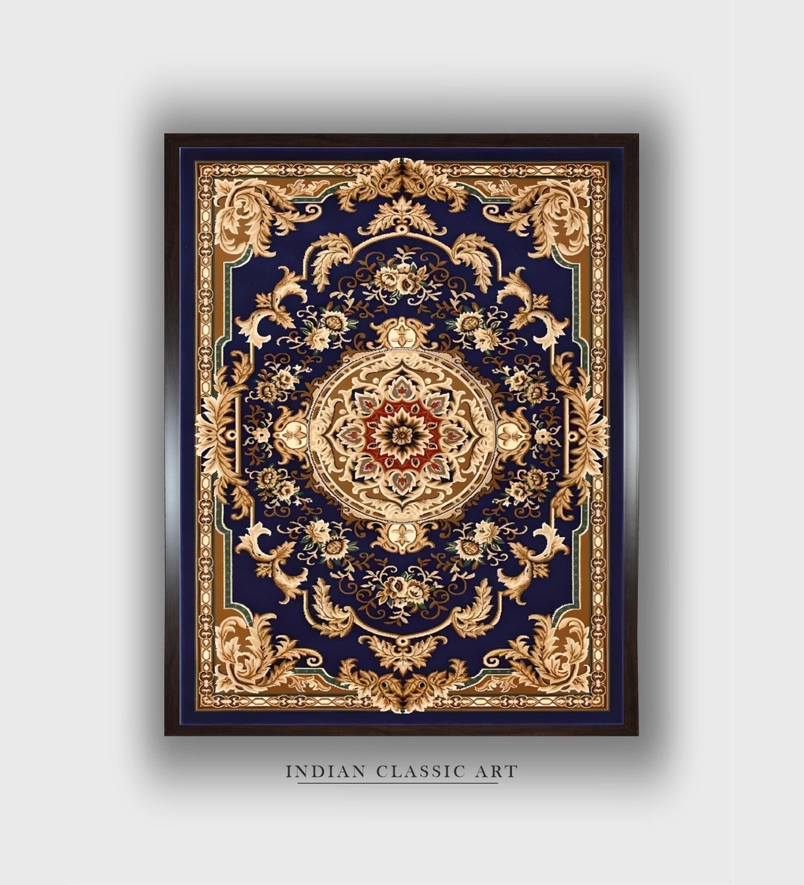 Abstract Canvas Framed Wall Painting