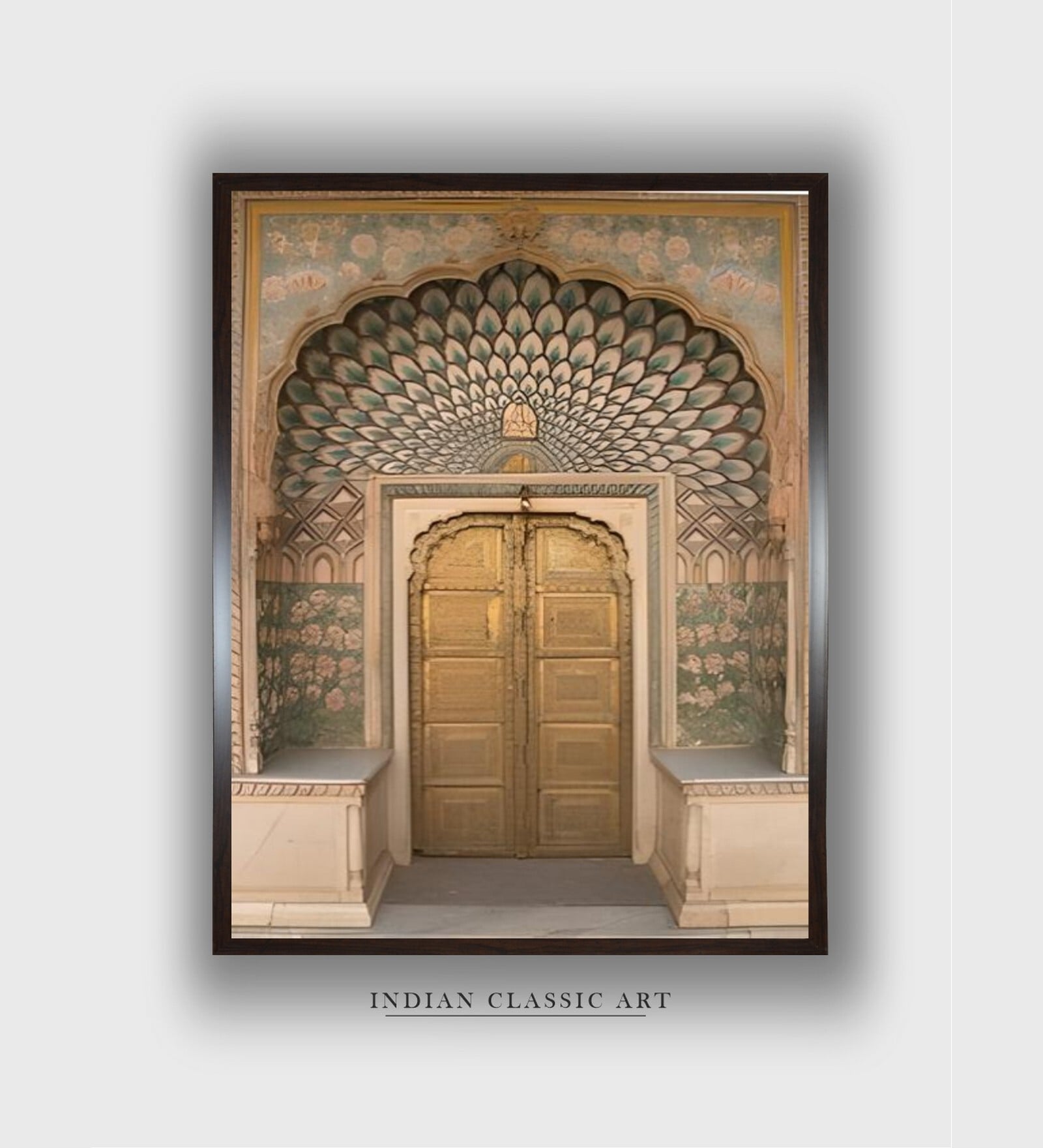 Palace Printed Canvas Framed Wall Painting