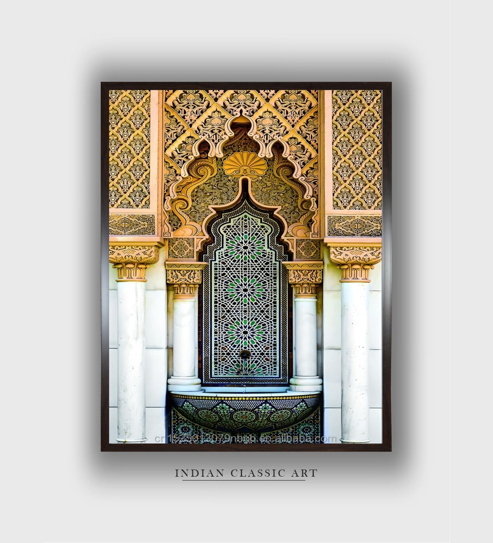 Palace Printed Canvas Framed Wall Painting