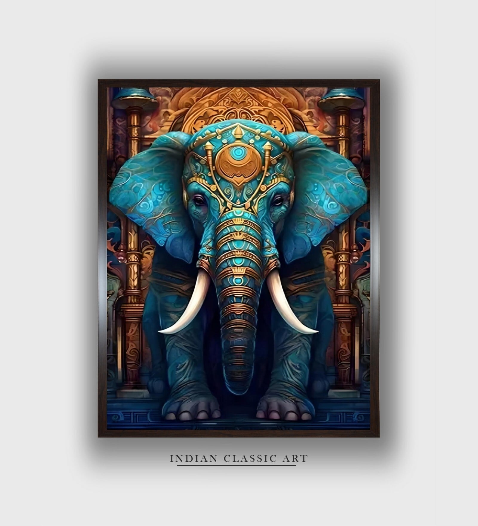 Majestic Indian  Canvas Framed Wall Painting