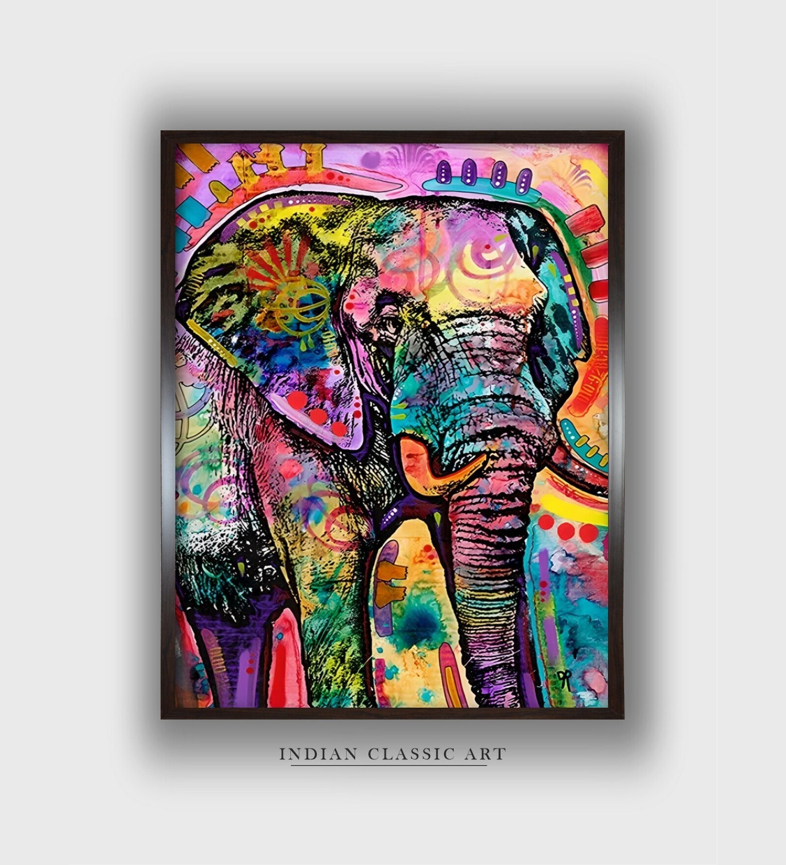 Majestic Indian  Canvas Framed Wall Painting
