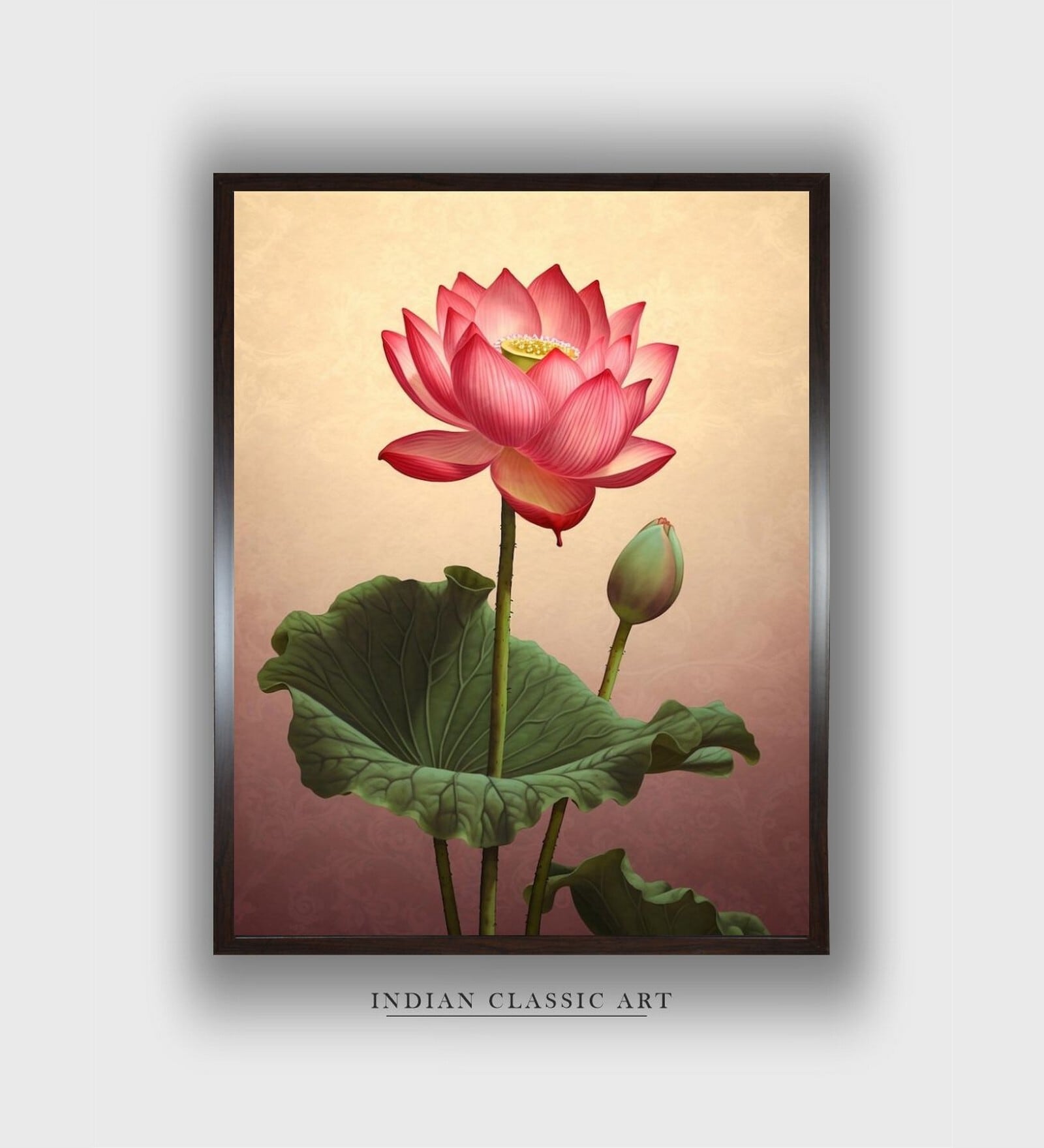 Indian Classic Pichwai Canvas Framed Wall Painting