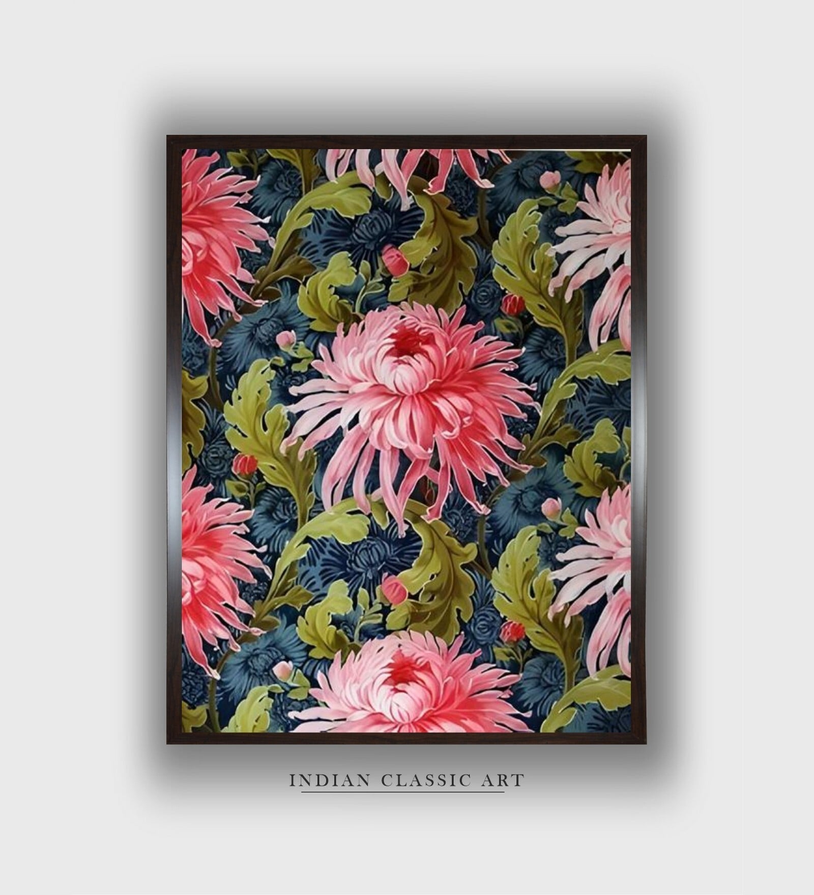 2 Highland Cows In Thenow Printed Canvas Framed Wall Painting