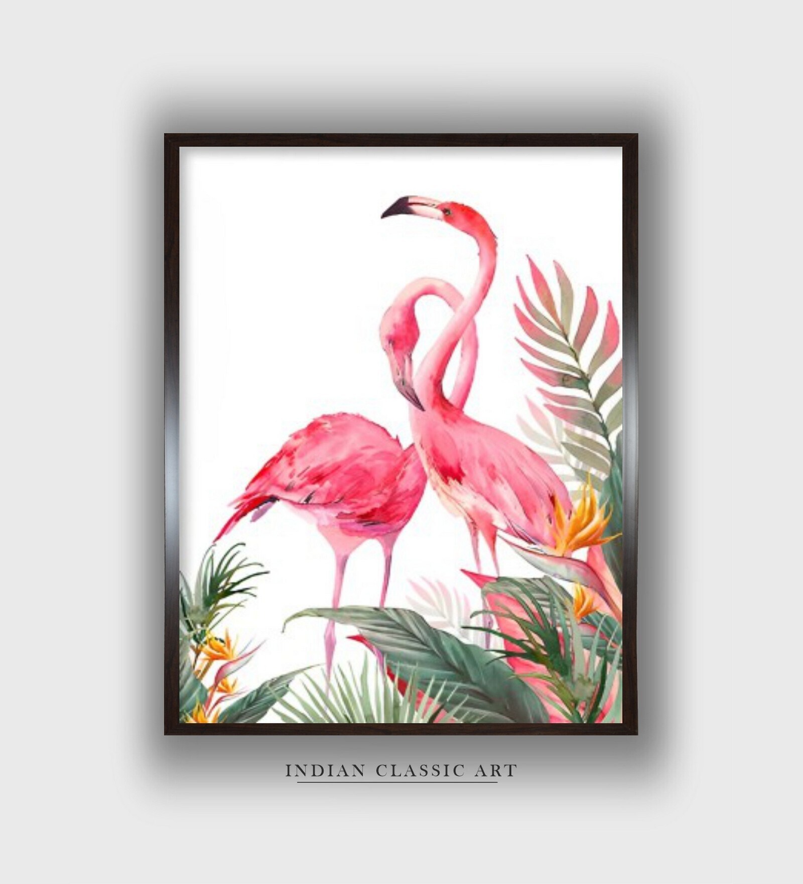 Birds Canvas Framed Wall Painting