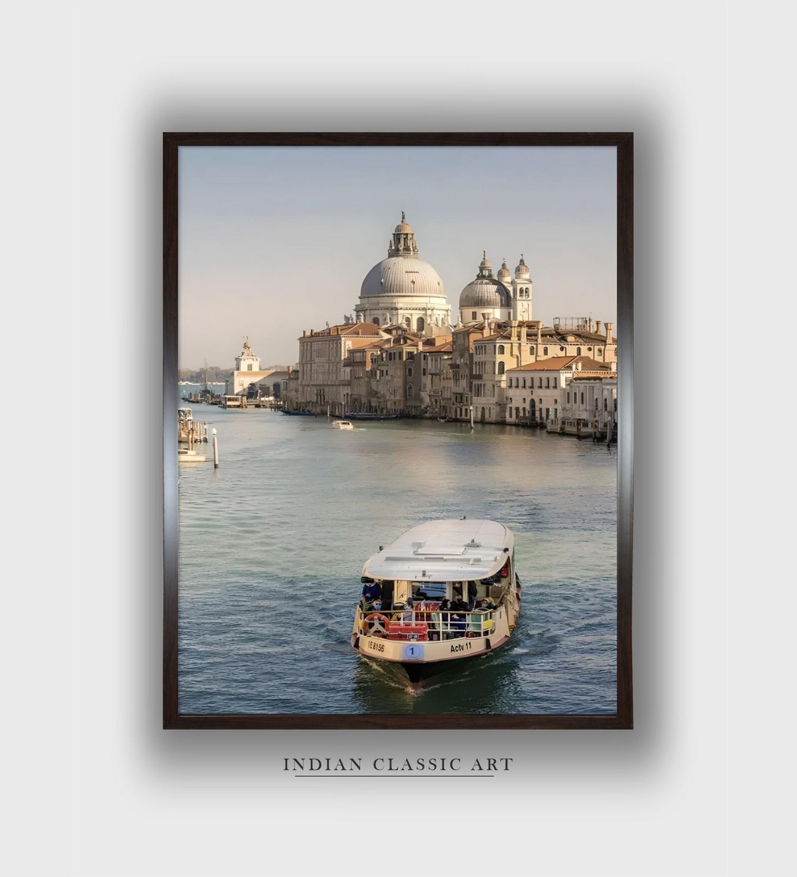 Venice Grand Canvas Framed Wall Painting