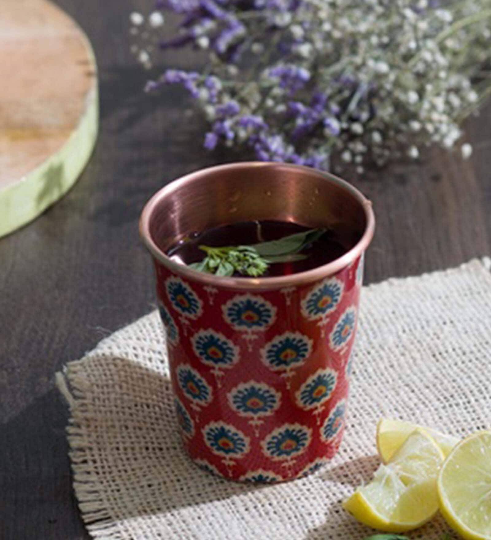 Indian Floral (Small) 275ml Tumbler