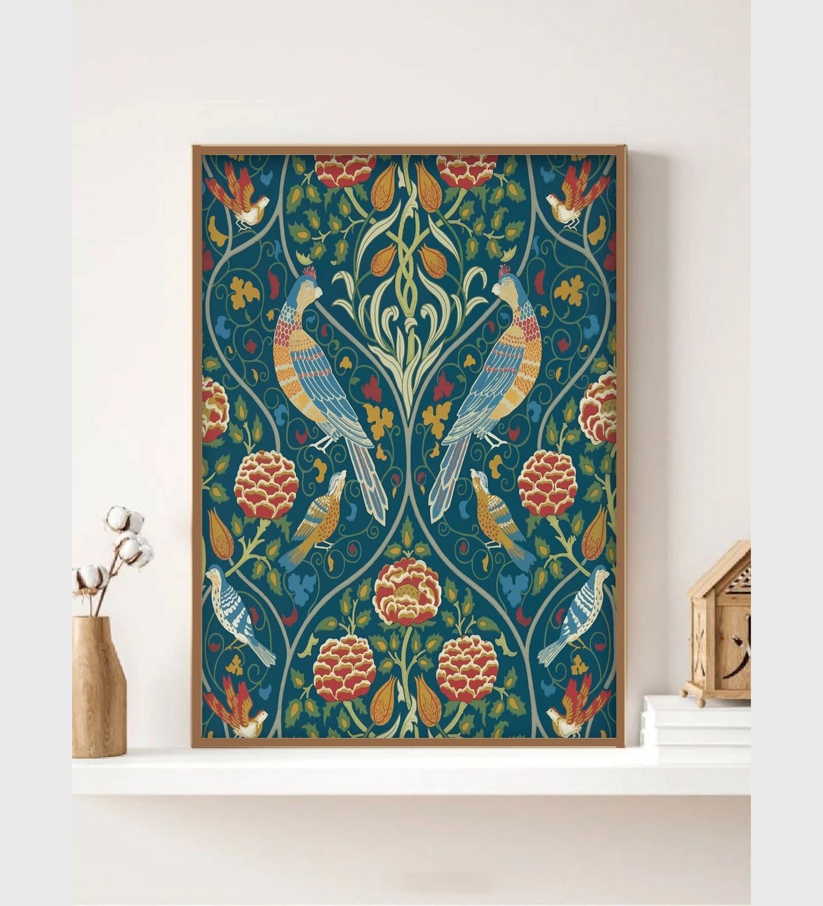 Indian Floral Wall Art