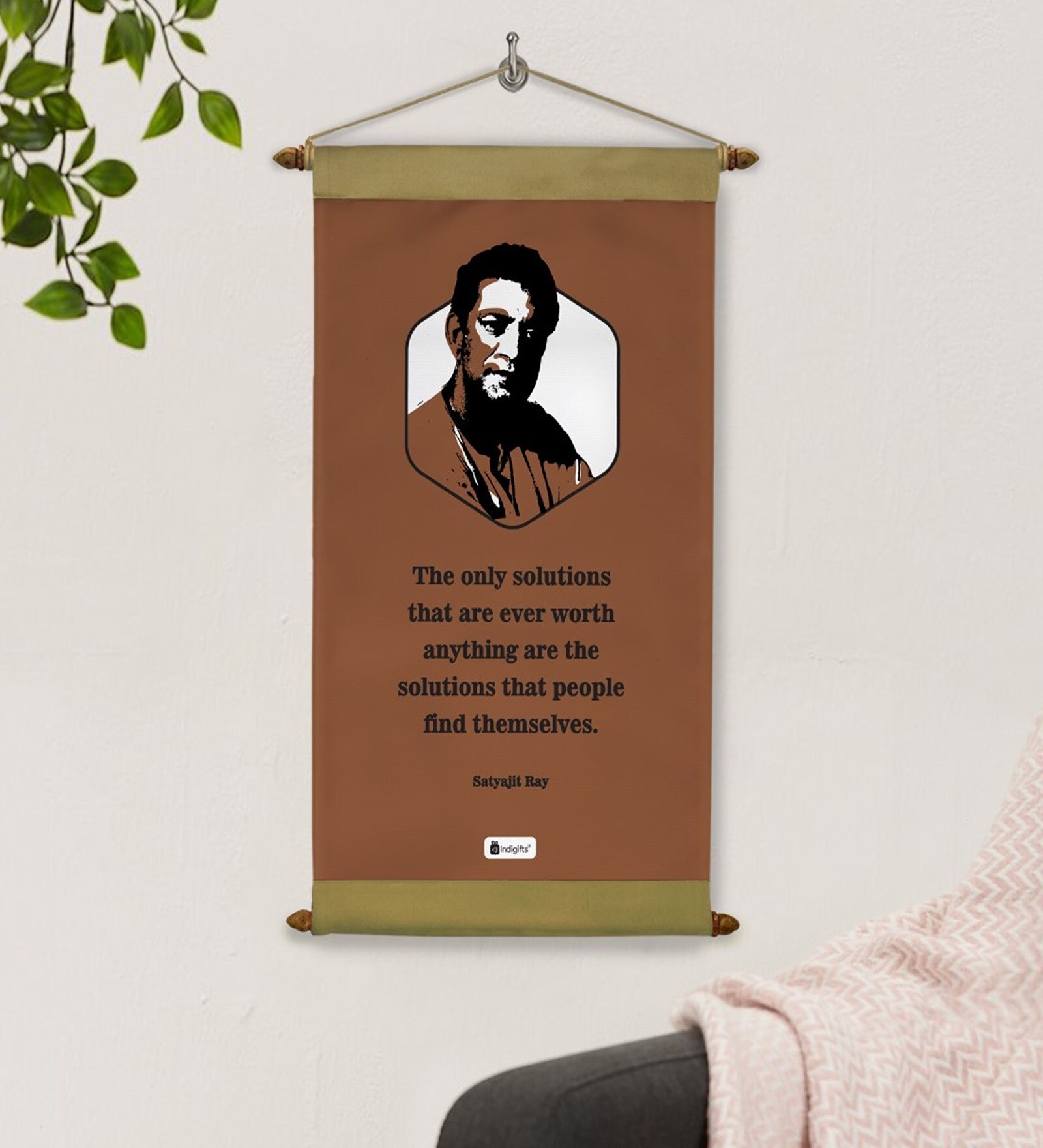 Motivational Printed Scroll Card