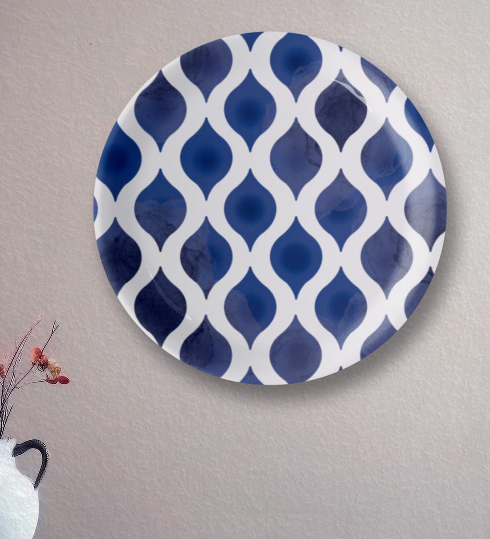 Indigo Dreamscape Wall Plate