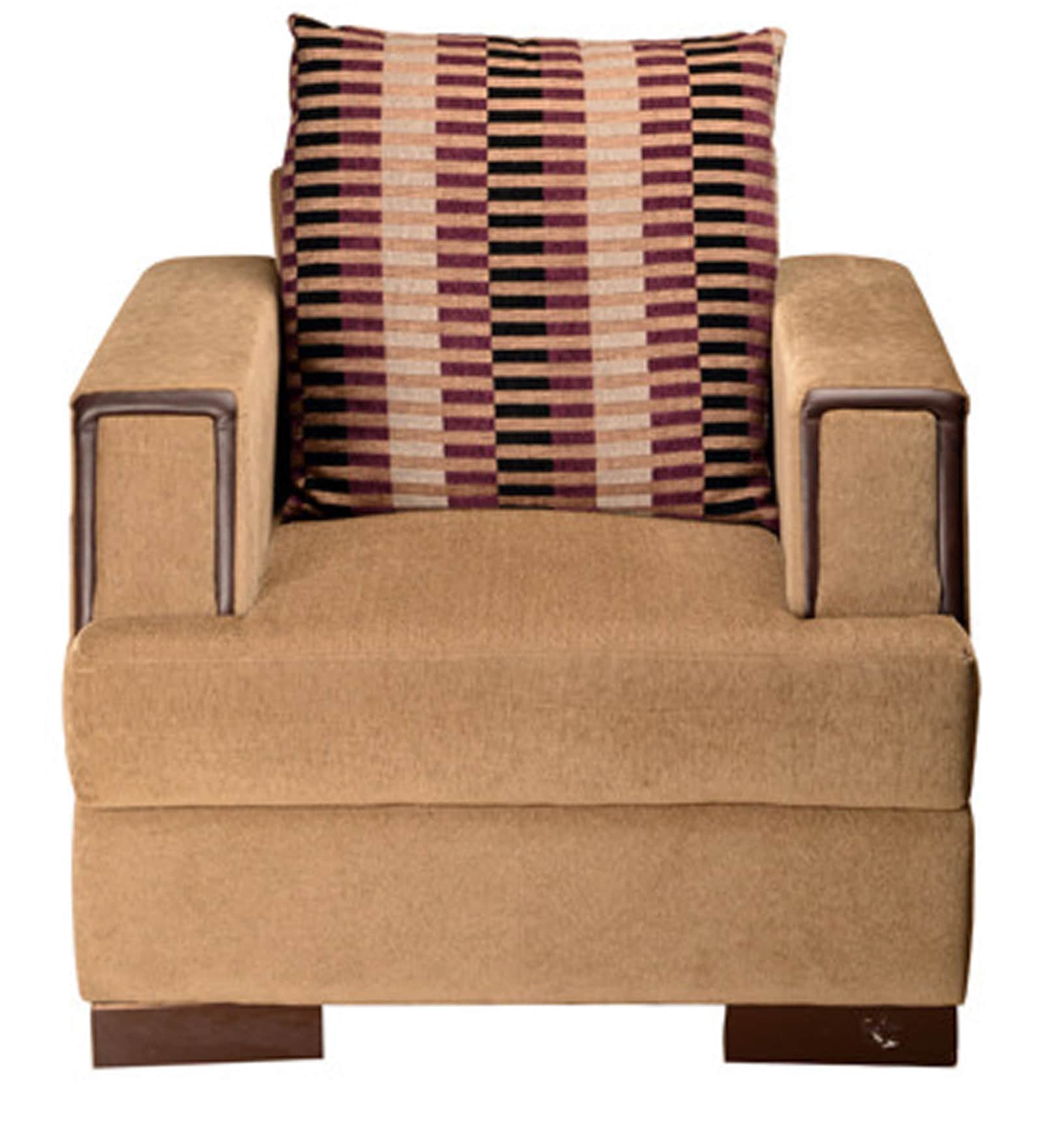Buy Indus Fabric One Seater Sofa by HomeTown Online 1 Seater Sofas