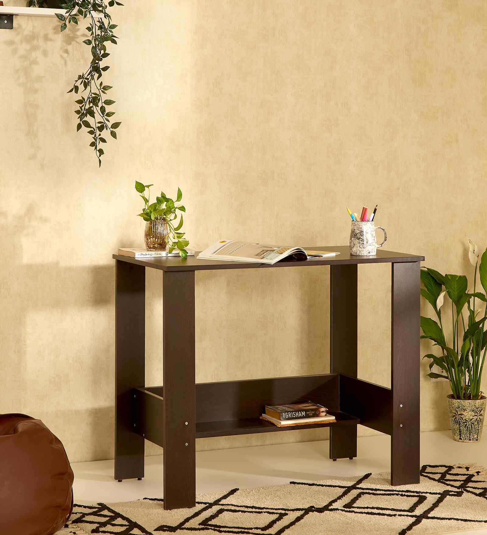 Indus Study Table in Wenge Finish