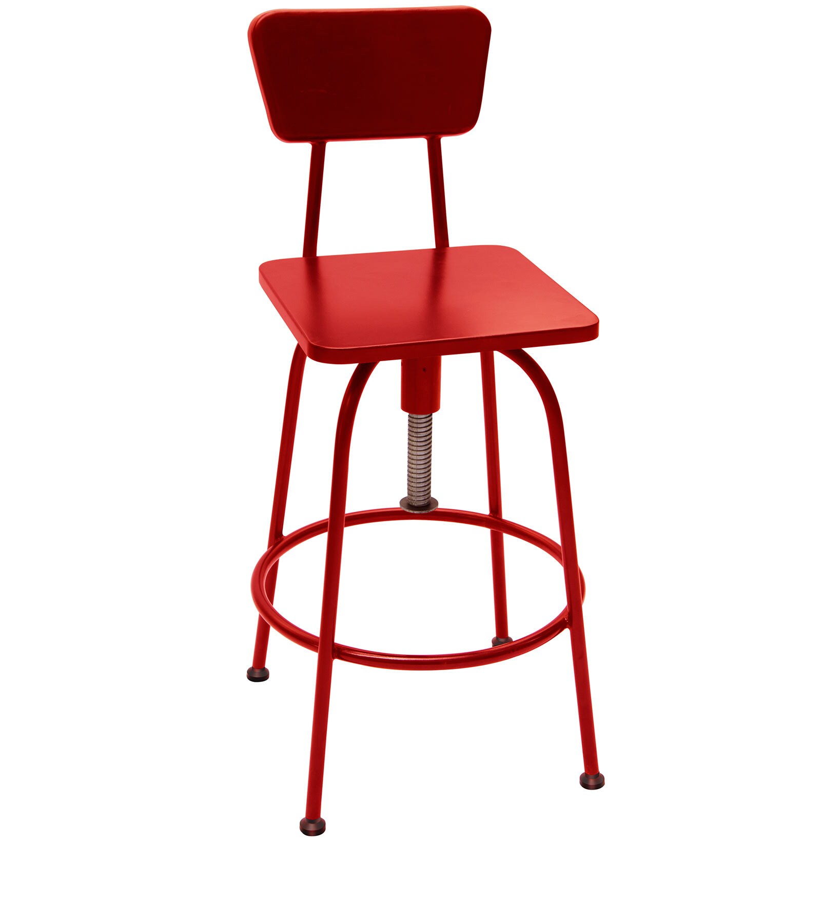 Buy Tambia Round Chair in Signal Red Colour by Taamaa Online Eclectic