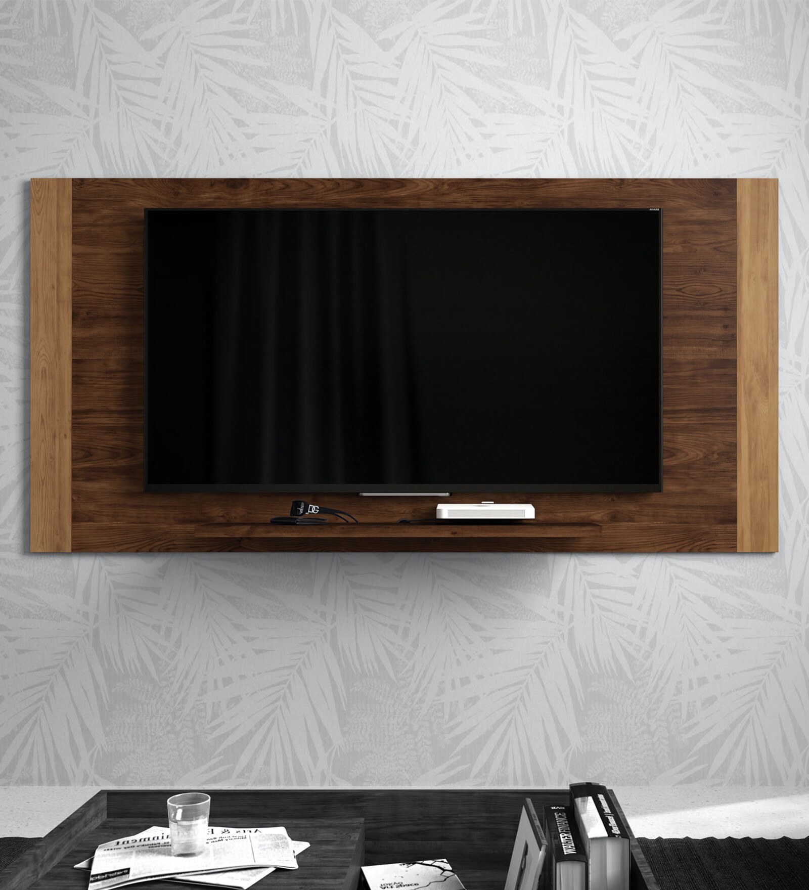 Infinity TV Panel in Havan & Burti Finish