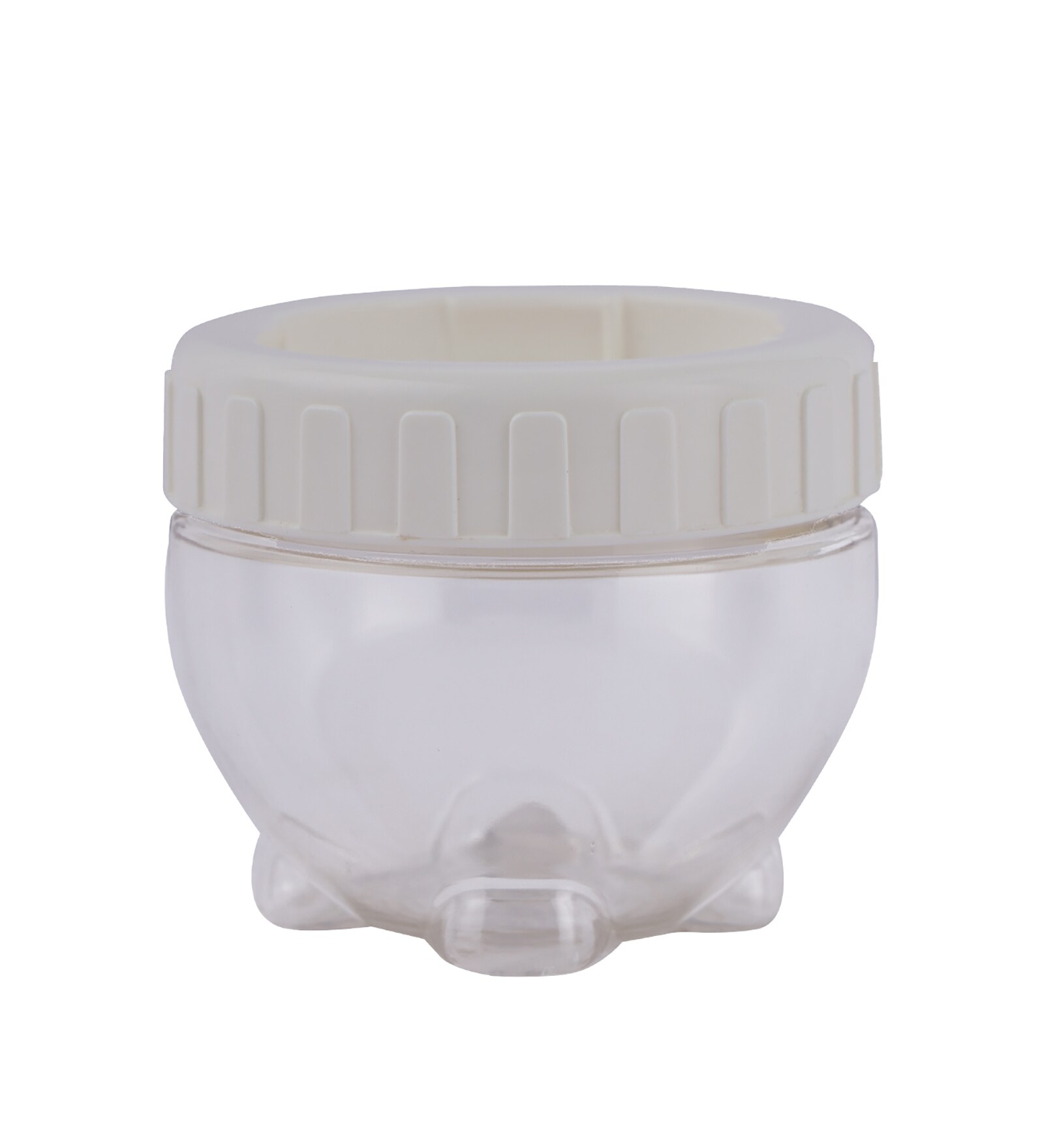 Interlock 150ml Transparent Plastic Food Storage Container With White Lid