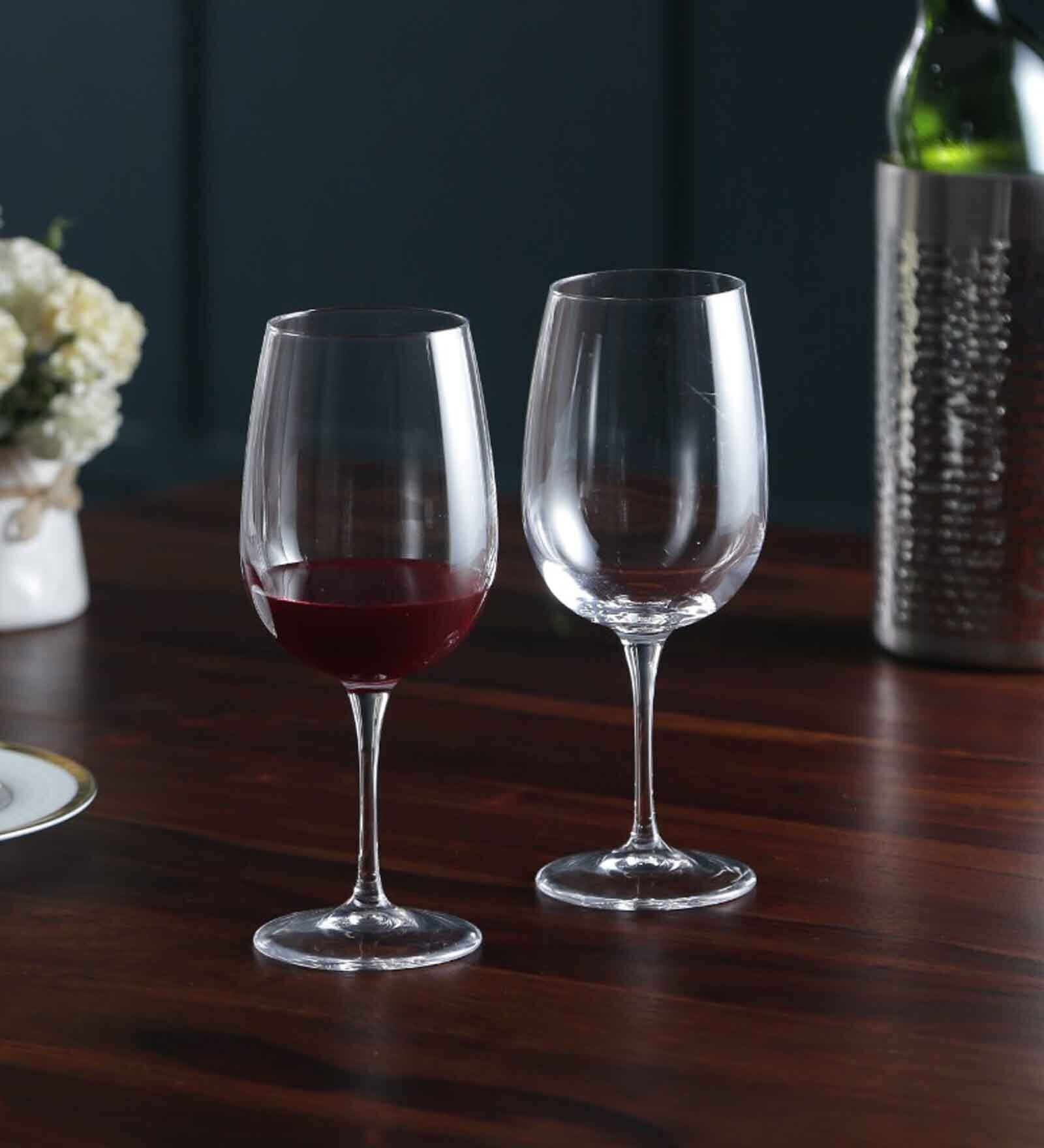 Inventa 420ml Transparent Glass (Set of 6) Wine Glasses