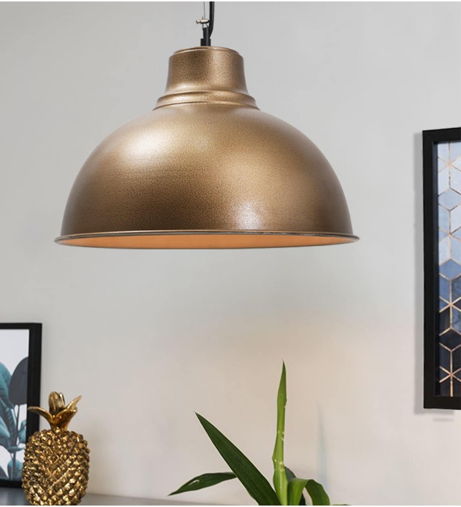 Inverted Dome (14 Inch) Nautical Barn Pendant Light