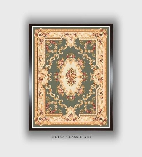 Abstract Canvas Framed Wall Painting