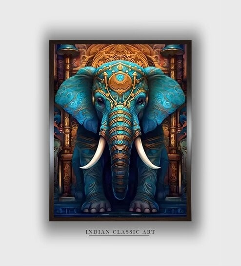 Majestic Indian  Canvas Framed Wall Painting