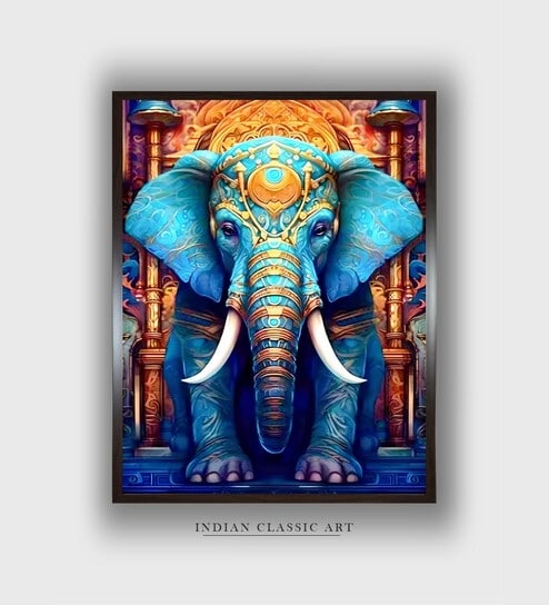 Majestic Indian  Canvas Framed Wall Painting
