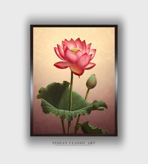 Indian Classic Pichwai Canvas Framed Wall Painting