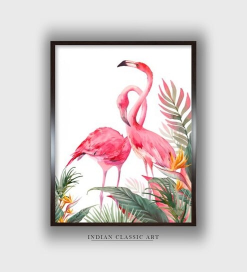 Birds Canvas Framed Wall Painting