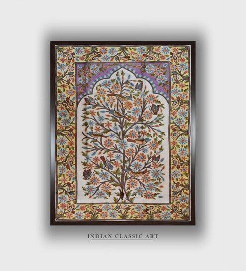 Yellow Floral Canvas Framed Wall Painting