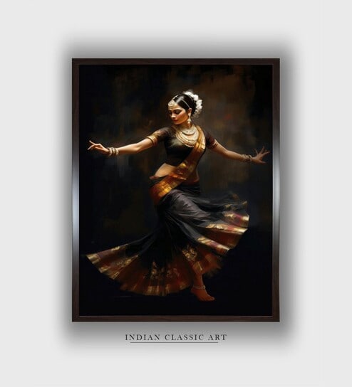 Indian Dancing Lady Painting