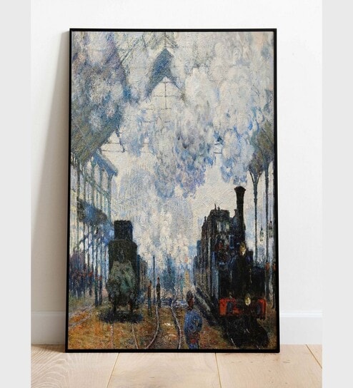 Indian Railway Station Painting