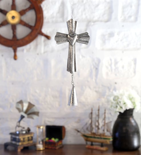 Buy Indianartware Nickel Iron Cross Wall Hanging Online Metal