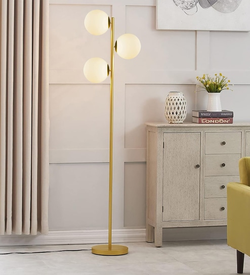 Industrial Tree Golden Floor Lamps