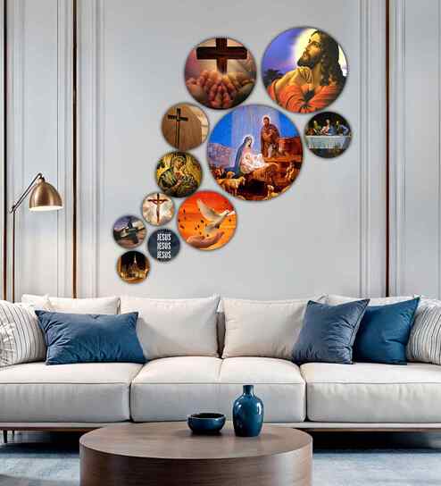 Set of 11 Jesus Home Decor Wall Art