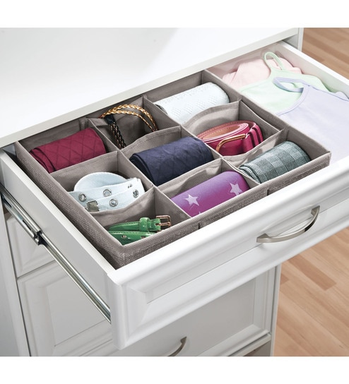 Buy Interdesign Aldo Fabric Dresser Drawer Storage Organizer 9