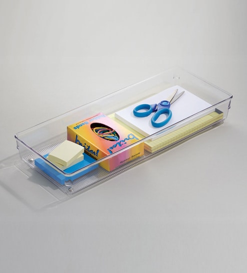 Buy Plastic 1 Compartment Drawer Organiser By Interdesign Online