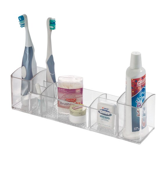 Buy Interdesign Med+ Bathroom Medicine Organizer for Electric Toothbrush, Toothpaste