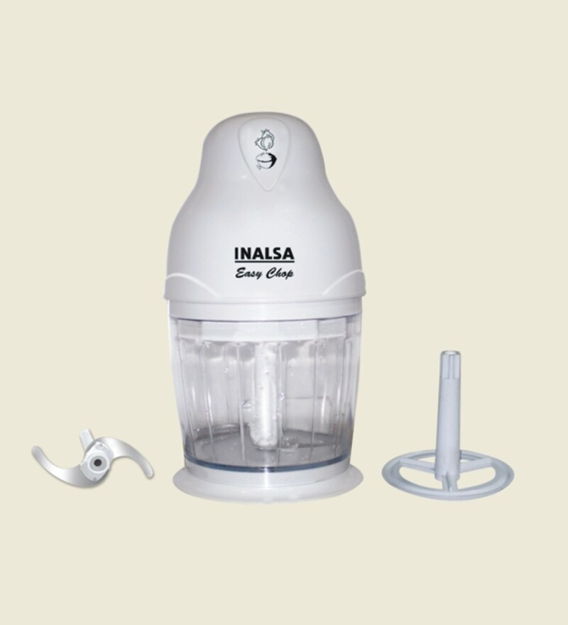 Buy Inalsa 250W Mini Chopper Easy Chop Hand Blender (White) Online