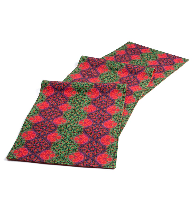 india circus table runner