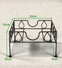 Black Square Metal Pot Stand Black Square Metal Pot Stand