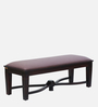 Inaaya Sheesham Wood 6 Seater Dining Set In Dark Mahogany Finish With Bench