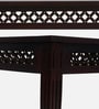 Inaaya Sheesham Wood 6 Seater Dining Set In Dark Mahogany Finish With Bench