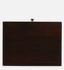 Inaaya Sheesham Wood Bedside Table In Scratch Resistant Dark Mahogany Finish With Drawers