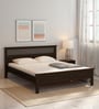 Inaaya Sheesham Wood King Size Bed In Scratch Resistant Dark Mahogany Finish