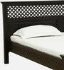 Inaaya Sheesham Wood King Size Bed In Scratch Resistant Dark Mahogany Finish