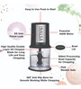 Inalsa Bullet 400W 900 Ml Capacity Electric Chopper (Black )