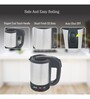 INALSA Cute 0.5-Litre Electric Travel Kettle With 2 Cups (Silver)